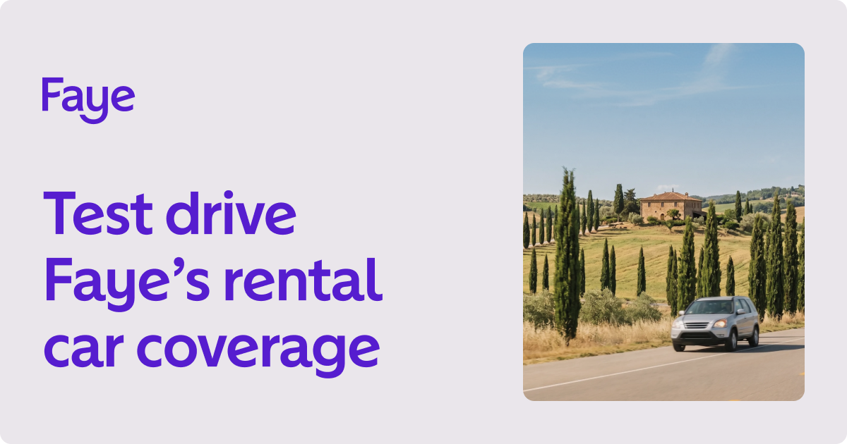 Faye's Rental Car Coverage add-on